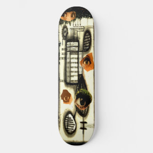 Abstrakt synar skateboarden skateboard bräda 20,5 cm