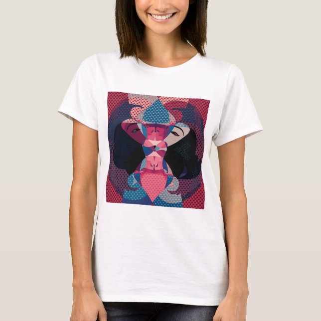 Abstrakt T Shirt (Framsida)