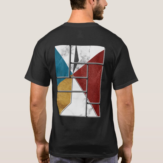 Abstrakt T-shirt Design (Baksida)