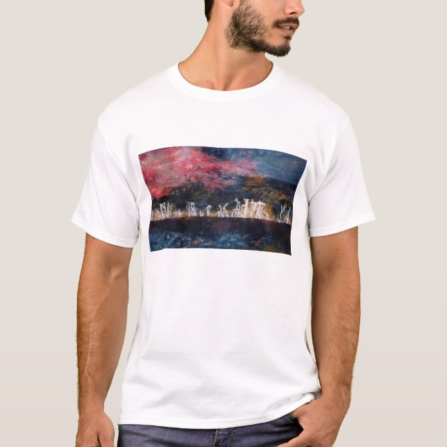 Abstrakt t-shirt för design (Framsida)
