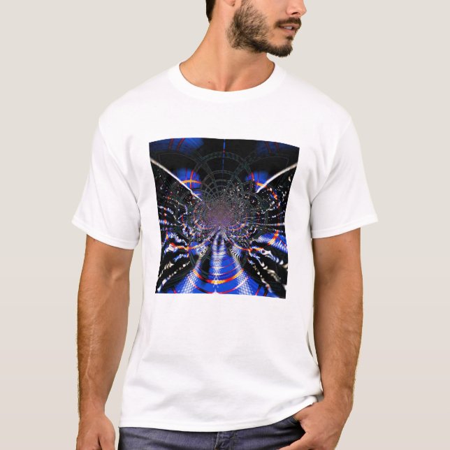 Abstrakt tak 1.4a (skjortan) t-shirt (Framsida)