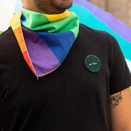 Abstrakt tangerine mönster Button Knapp