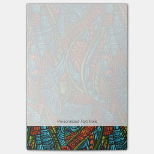 Abstrakt tapet post-it block
