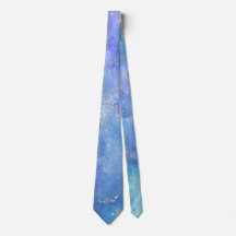 Abstrakt Teal Blue Starry Night Himlar
