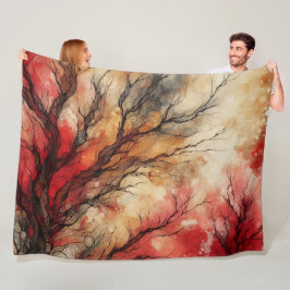 Abstrakt teckning 1 - fleecefilt