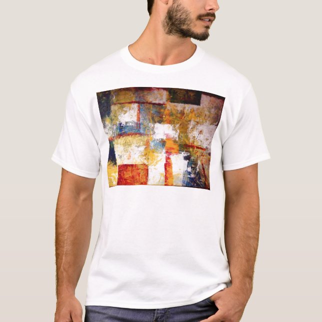 Abstrakt teckning tee (Framsida)