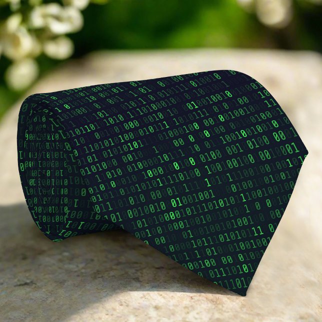 Abstrakt teknik Binär kod Digital IT-mönster Slips (Skapare uppladdad)