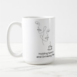 Abstrakt terapiförbindelse keramisk kaffemugg