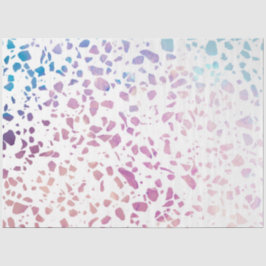 Abstrakt Terrazzo Mosaic Rosa & Blue Mönster