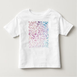 Abstrakt Terrazzo Mosaic Rosa & Blue Mönster T Shirt