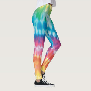 Abstrakt Tie Dye Leggings