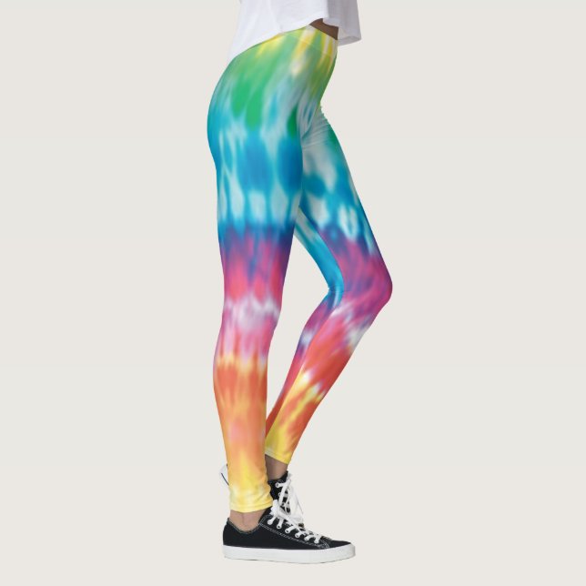 Abstrakt Tie Dye Leggings (Höger)