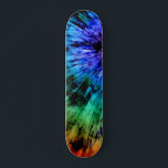 Abstrakt Tie Dye Mini Skateboard Bräda 18,5 Cm<br><div class="desc">Den här abstrakten av kreativ har en stjärnsprängningsrörelse,  struktur och pulserande färg.</div>