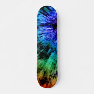 Abstrakt Tie Dye Mini Skateboard Bräda 18,5 Cm