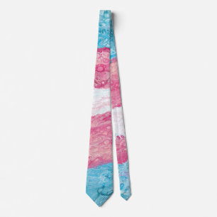 Abstrakt Tie för Transgenderpride Slips