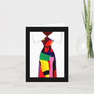 "Abstrakt Tie"-kort av Alicia L. McDaniel Kort