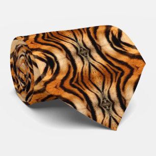 Abstrakt Tiger Gömmer Manar Neck Tie Slips