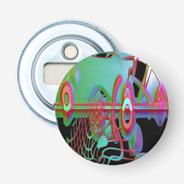 Abstrakt Tillsammans Flaska-öppnare Flasköppnare (Framsidan)