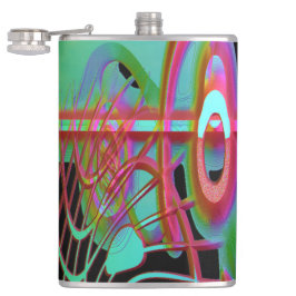 Abstrakt Tillsammans-kolv Fickplunta