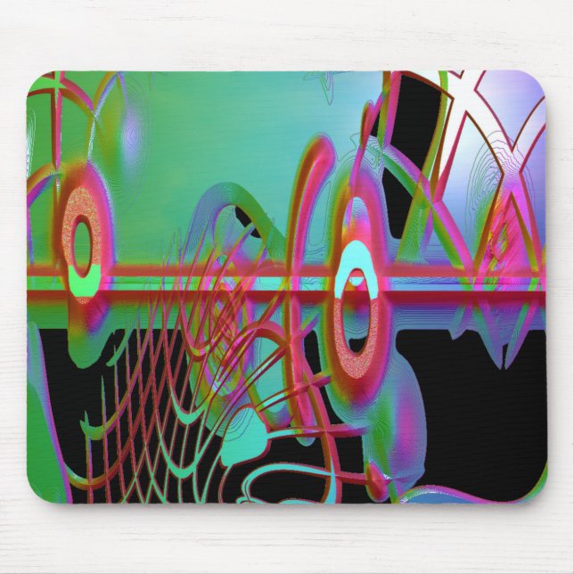 Abstrakt Tillsammans Mousepad Musmatta (Framsidan)