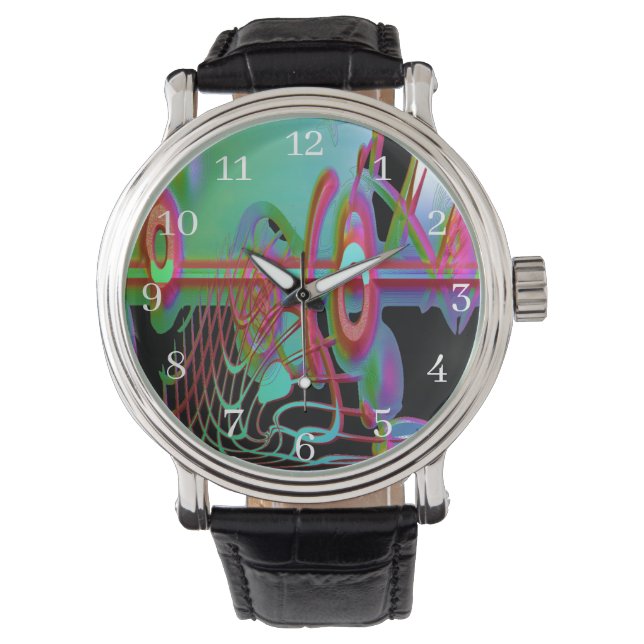 Abstrakt Tillsammans Watch Armbandsur (Framsida)