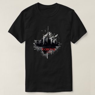 Abstrakt Tokyo Japan cityscape T Shirt