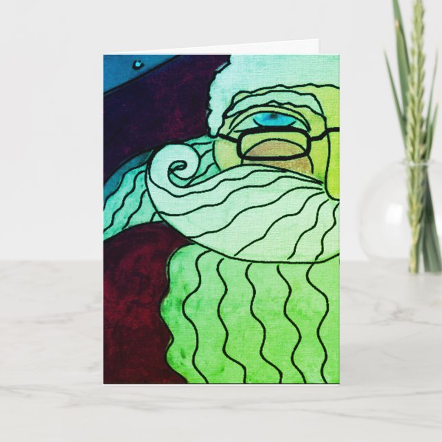 Abstrakt Tomte Kort (Framsida)