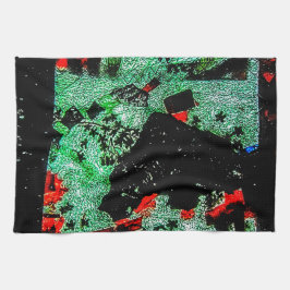 Abstrakt torr blomma Köksdukar Kökshandduk