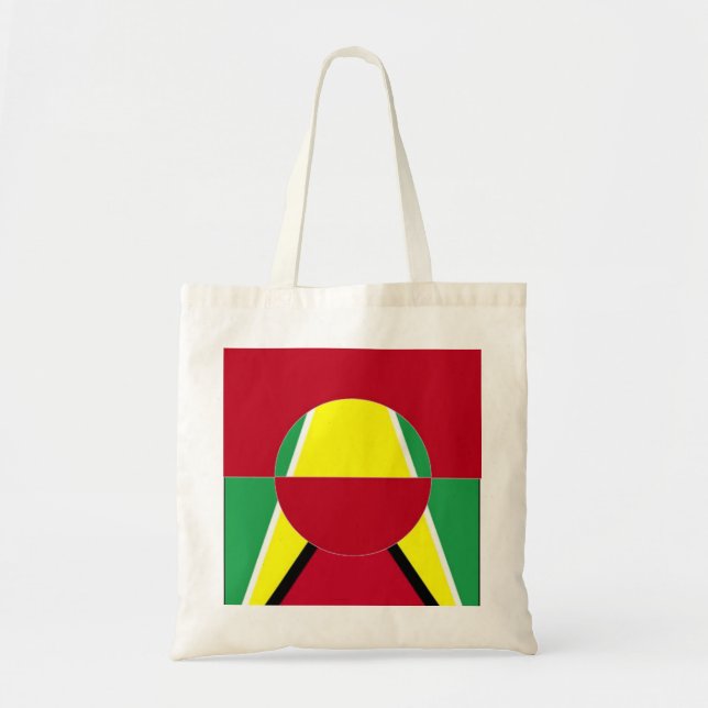 Abstrakt Tote Bag Tygkasse (Framsidan)