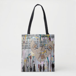 Abstrakt Totebag Tygkasse