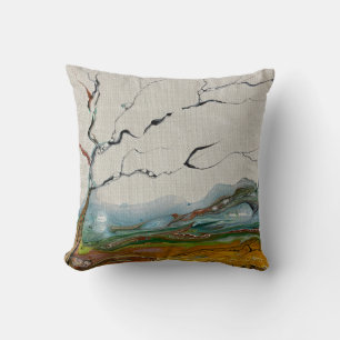 Abstrakt Träd Cushion Kudde