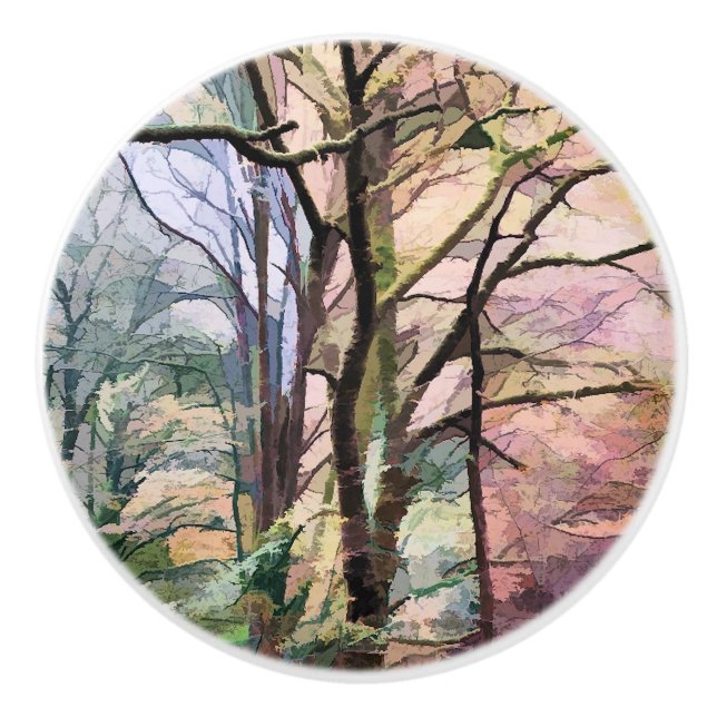 ABSTRAKT TRÄD KNOPP (Framsidan)