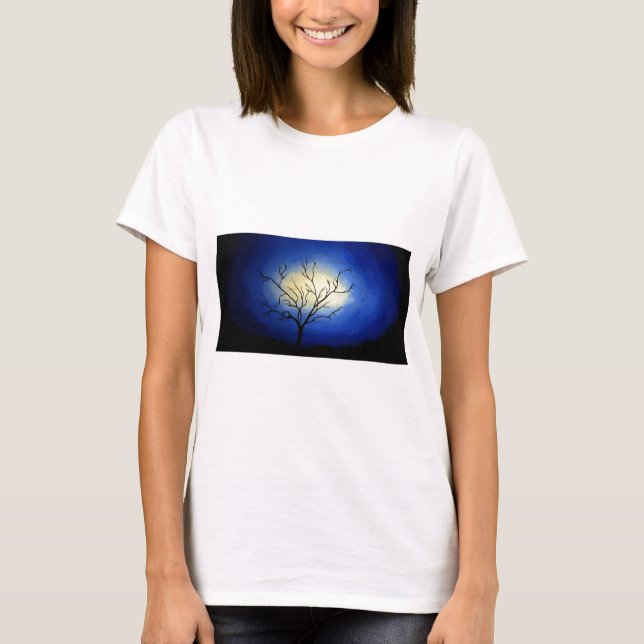 Abstrakt Träd - modern konst Tee Shirt (Framsida)