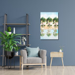 Abstrakt Träd reflektioner liggande 30" x 45" Canvastryck<br><div class="desc">I abstrakt kommer landskapet i träd och spegel att reflektera över en utsträckt duk att se ut att slå i vilket hem som helst eller på vilket kontor som helst. Finns i olika storlekar - hitta den som fungerar för dig.</div>