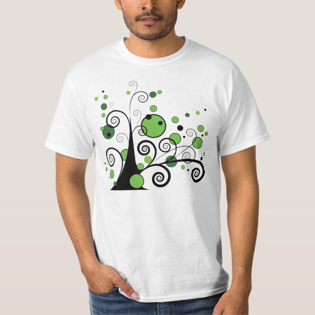 Abstrakt träd tee (Framsida)