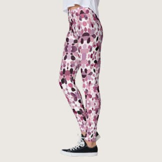 Abstrakt Trädgårdsblomning — Modern Konstnärlig El Leggings
