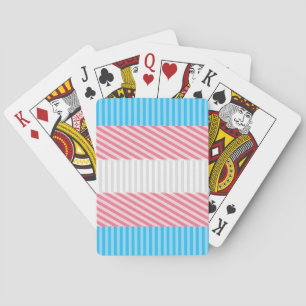 Abstrakt Transgender Pride Flagga Casinokort