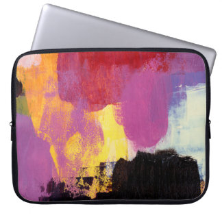 Abstrakt. Trendig art stil. Bright färg Laptop Fodral