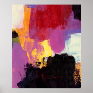 Abstrakt. Trendig art stil. Bright färg Poster