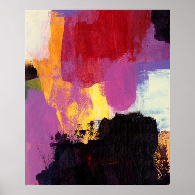 Abstrakt. Trendig art stil. Bright färg Poster (Framsidan)