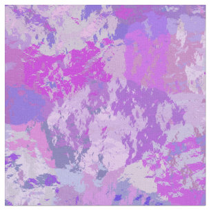Abstrakt Trendig Camo Rosa Lila Blue Tyg
