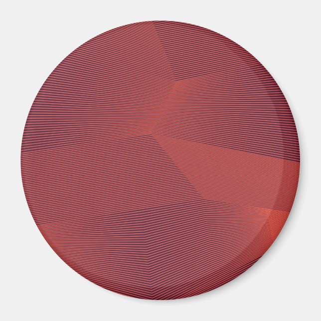 Abstrakt, trendig, modern geometrisk grafik magnet (Framsidan)