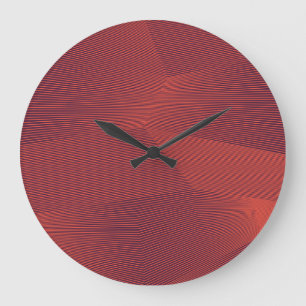 Abstrakt, trendig, modern geometrisk grafik stor klocka