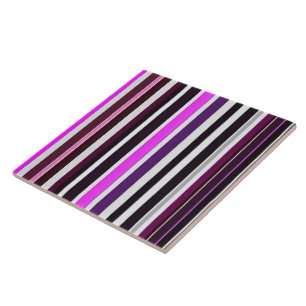 Abstrakt Trendig Rosa Black Rand Collection Kakelplatta