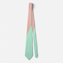 Abstrakt Trendig Rosa Mintgrön Kollektion Slips