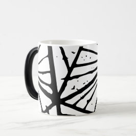 Abstrakt Triangles Lino Print Mugg