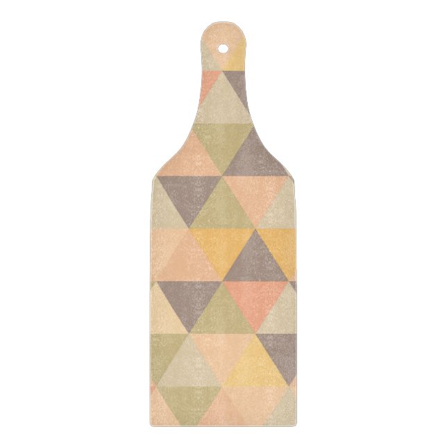 Abstrakt Triangles Modern Tona Geometric Mönster (Framsidan)