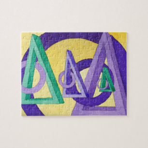 Abstrakt Triangles Pussel