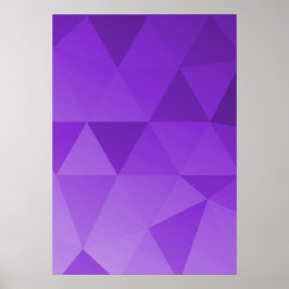 Abstrakt triangulär konst - röda toner poster