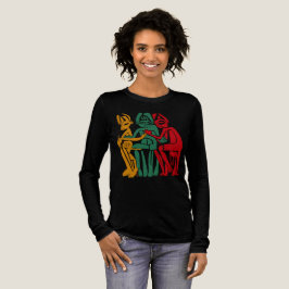 Abstrakt Tribal Healing Figurer T Shirt